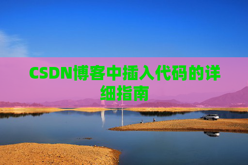 CSDN博客中插入代码的详细指南